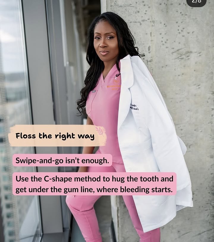 Ayi, registered dental hygienist and founder of Sophisticated Glow